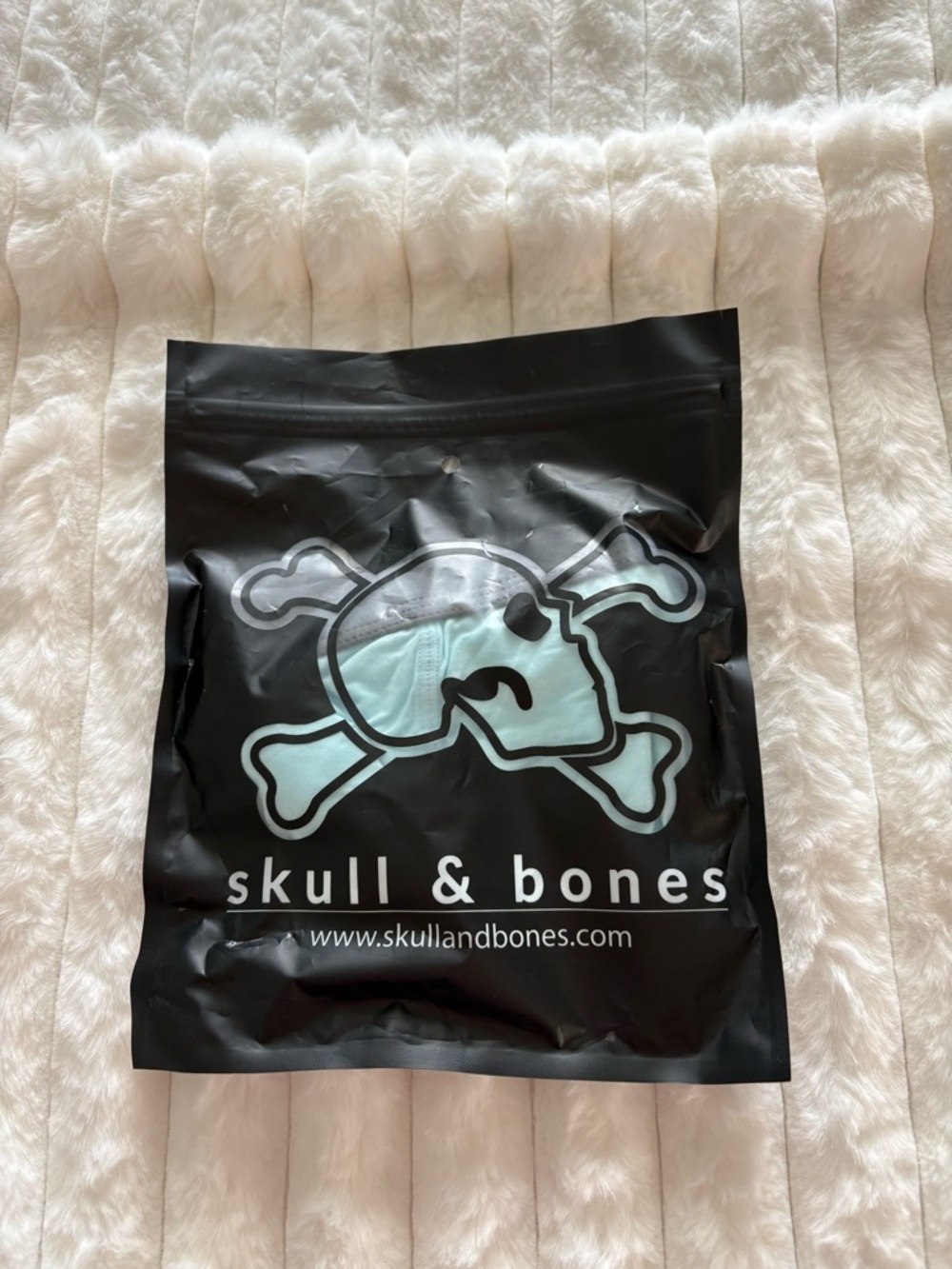 NWT Skull & Bones Men’s Brief XL Sky Blue Low Rise Stretch Underwear
